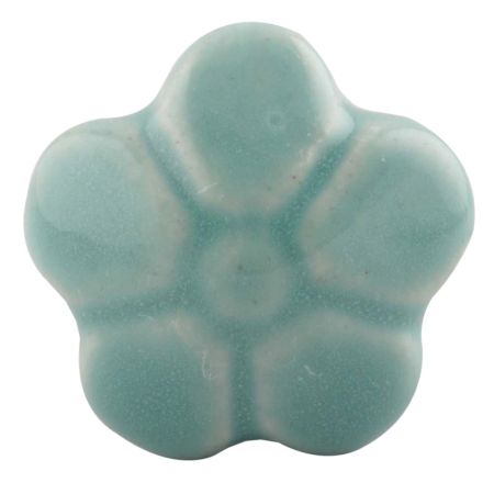 Sea Green Ceramic Flower Wine Stopper 